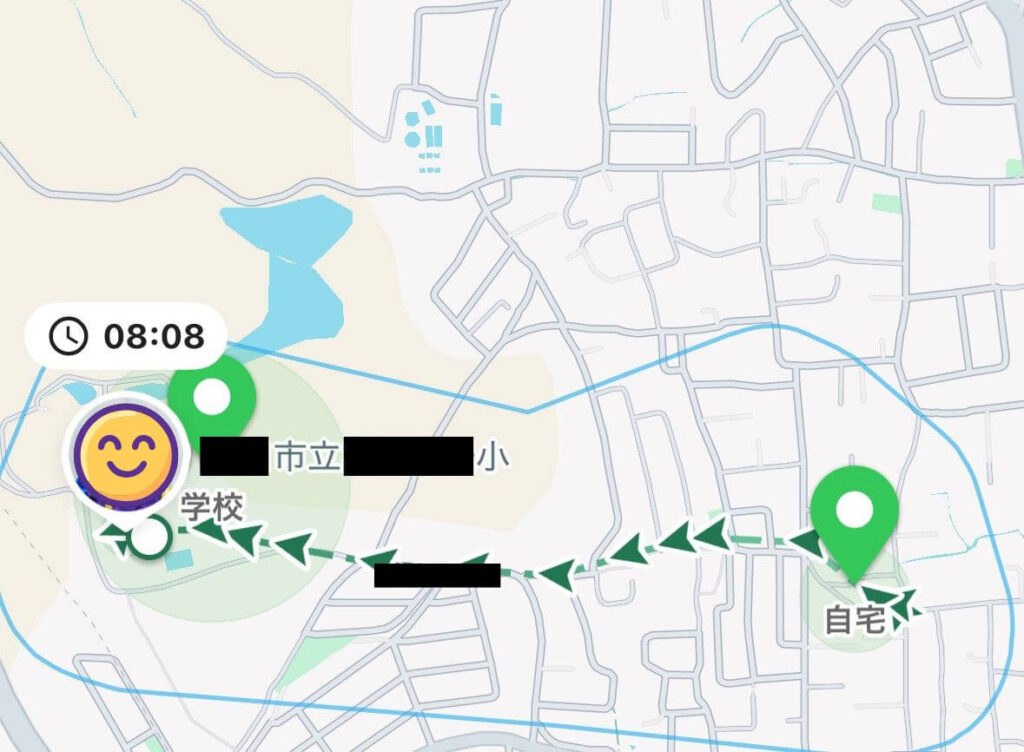 みてねみまもりGPSトーク 通学路GPS